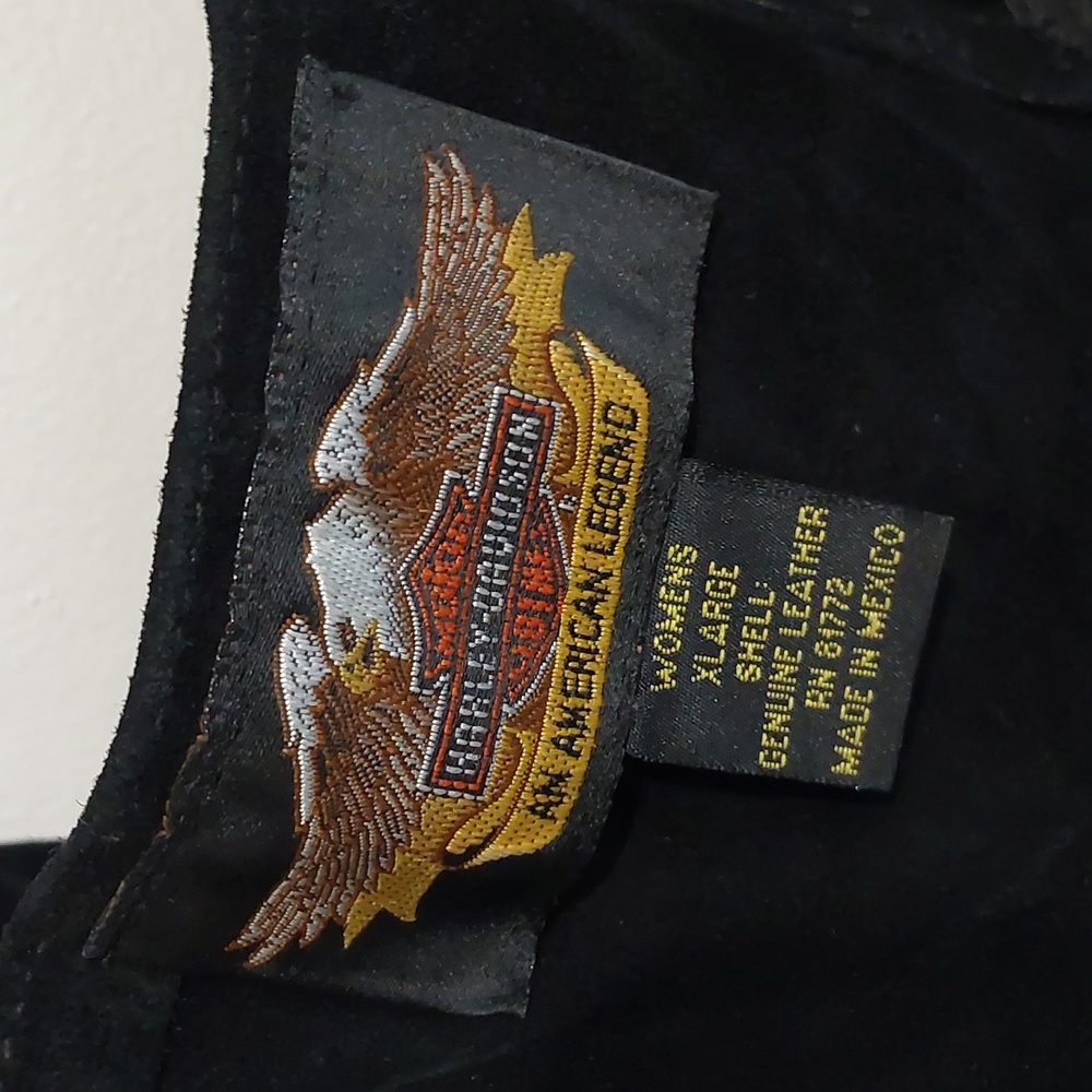 Vintage Suede Harley-Davidson Corset - Picture 7 of 10